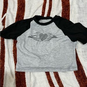 cropped baby tee
